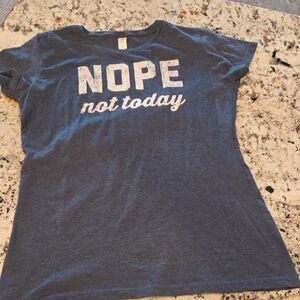 Women's Blue Graphic Tee - Short Sleeve